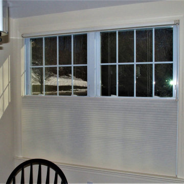Window treatments in free standing home in a 55 and older community