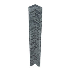 136-CT1-DURANGO STACKED STONE VENEER INSIDE CORNER 48"H X 3 1/2"W X 1 1/4"D - Wall Panels