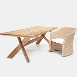 Wintons Teak Knox Dining Set - Outdoor Dining Sets