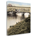 Tangletown Fine Art - "Ponte Vecchio - 4" By Alan Blaustein, Giclee Print on Gallery Wrap Canvas - Give your home a splash of color and elegance with European art by Alan Blaustein.