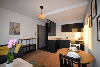 Inspiration pour une salle à manger design.