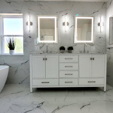 Modern Main Bathroom amazing transformation