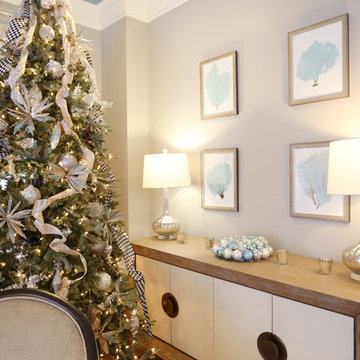 Holiday Charm Living and Dining Room