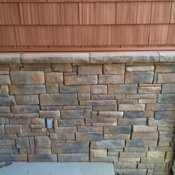 Material supplied for a Craftsman style new construction project