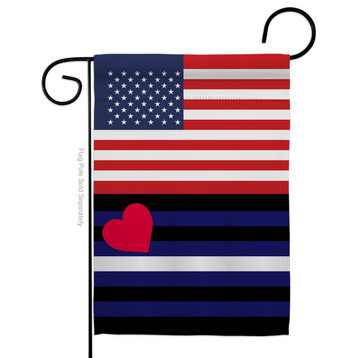 US Leather Pride Inspirational Support Garden Flag