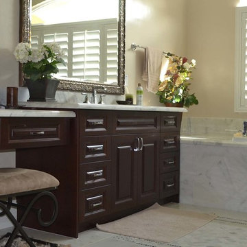 Dark Cherry Raised Panel, Temecula, CA