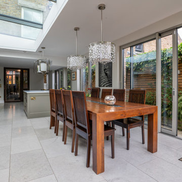 Contemporary open-plan living space