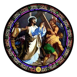 Panel#10019 / Station 2: Jesus Carries His Cross - Windows And Doors