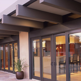 Design ideas for a contemporary patio in Charlotte.