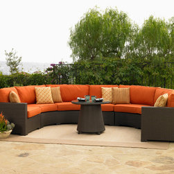 Round Outdoor Sofa Sectional - Outdoor Sofas