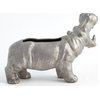 Hippo Planter Silver