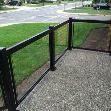 Aluminum and Glass Porch Railings - 110