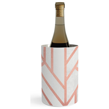Deny Designs Elisabeth Fredriksson Art Deco Rose Gold Wine Chiller
