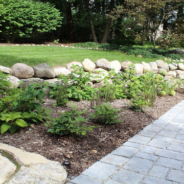 Boulder Retaining Wall