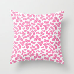 Modern Pinecone Throw Pillow by 603 Creative Studio - Decorative Pillows