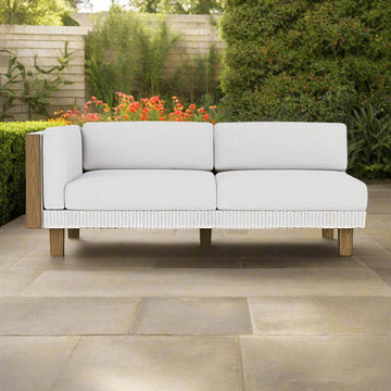 Lloyd Flanders Catalina Wicker Right Arm Loveseat