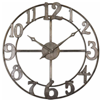Delevan Metal Wall Clock