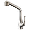 Dawn Single-Lever Put-Out Spray Kitchen Faucet, Brushed Nickel