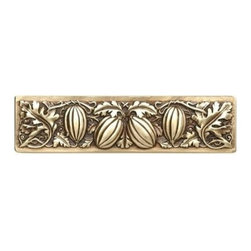 Inviting Home Inc. - Autumn Squash Pull, Antique-Style Brass - Cabinet And Drawer Handle Pulls