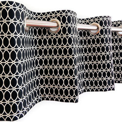 Curl Up Custom Grommet Valance - Valances