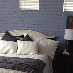 Typography Letter Wall Stencils - Products