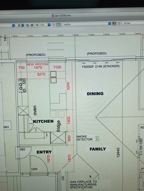 Back Kitchen benchtop depth Houzz AU