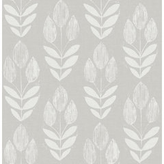 Brewster Summer Love Peel and Stick Wallpaper Gray