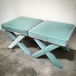 Custom X Benches - Footstools And Ottomans