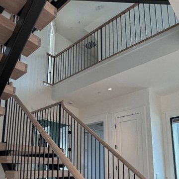 Project #122 | Freestanding Steel & Wood Staircase