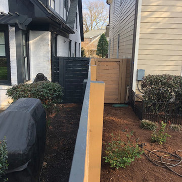 Horizontal Fence, Arbor, HVAC Screen