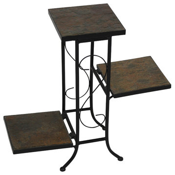 3 Tier Plant Stand With Slate Top