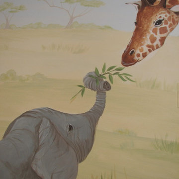 Safari Nursery Mural