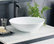 Verona Murano Glass Bathroom Sink, Bianco