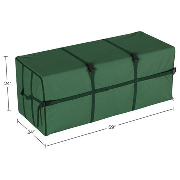 Christmas Tree Storage Bag Heavy-Duty Canvas Container for 9' Artificial Trees
