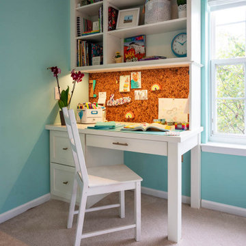 Bedroom Built-ins for Virtual Learning