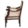 Tran Accent Chair, Dark Brown