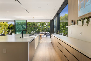 Trendy home design photo in Los Angeles