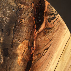 Spalted Maple and Hard Maple Stool - Folding Chairs And Stools