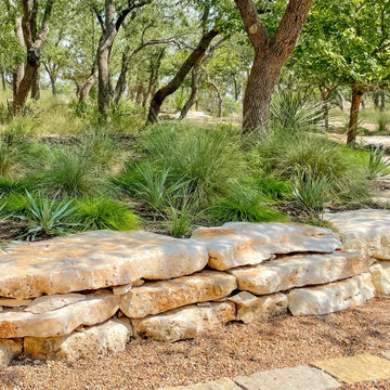 Boot Ranch | Limestone Retaining Wall