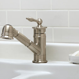 Danze Prince Single Handle Pull-Out Kitchen Faucet - Kitchen Faucets