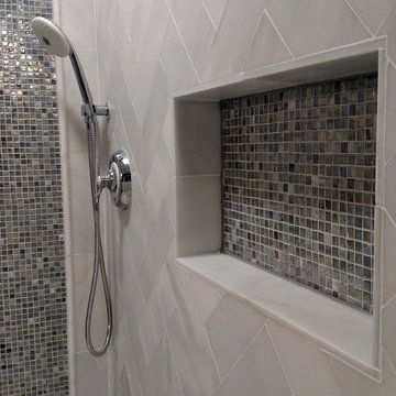 Modern Traditional Bathroom Suite in Raleigh, NC