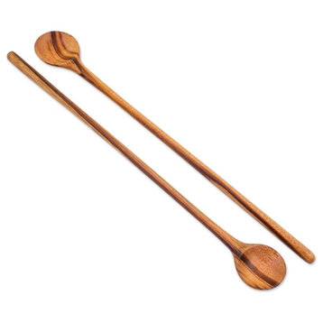Homestyle, Wood Spoons, Guatemala, 2-Piece Set
