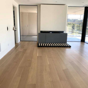 Rift & Quartered White Oak installed and stained in place