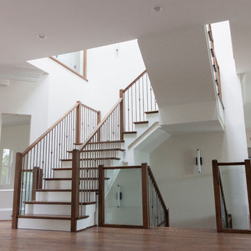 Project #44 | Contemporary Staircase with Skylit Stairwell
