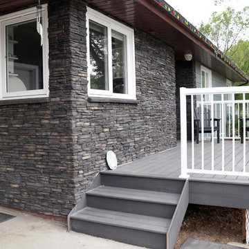 Decorative Stone and Porch