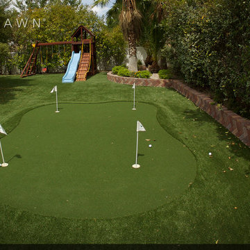 Golf and Putting Greens with Artificial Grass