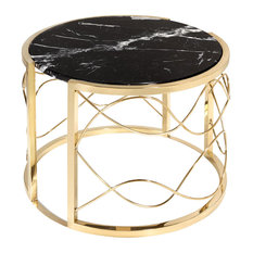 Bracelet Brass and Marble Side Table