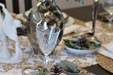 Example of a dining room design in Wichita