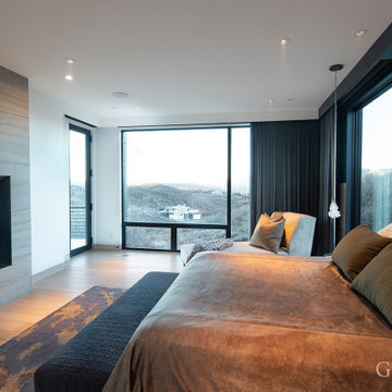 Mountain Modern Master Bedroom