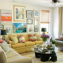 Eclectic living room